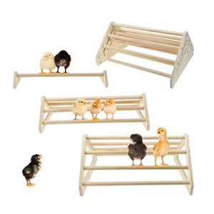 3 Set Coop Wooden Chicken Stand Toy Chicken Roosts And Perches For Hens Baby Chick