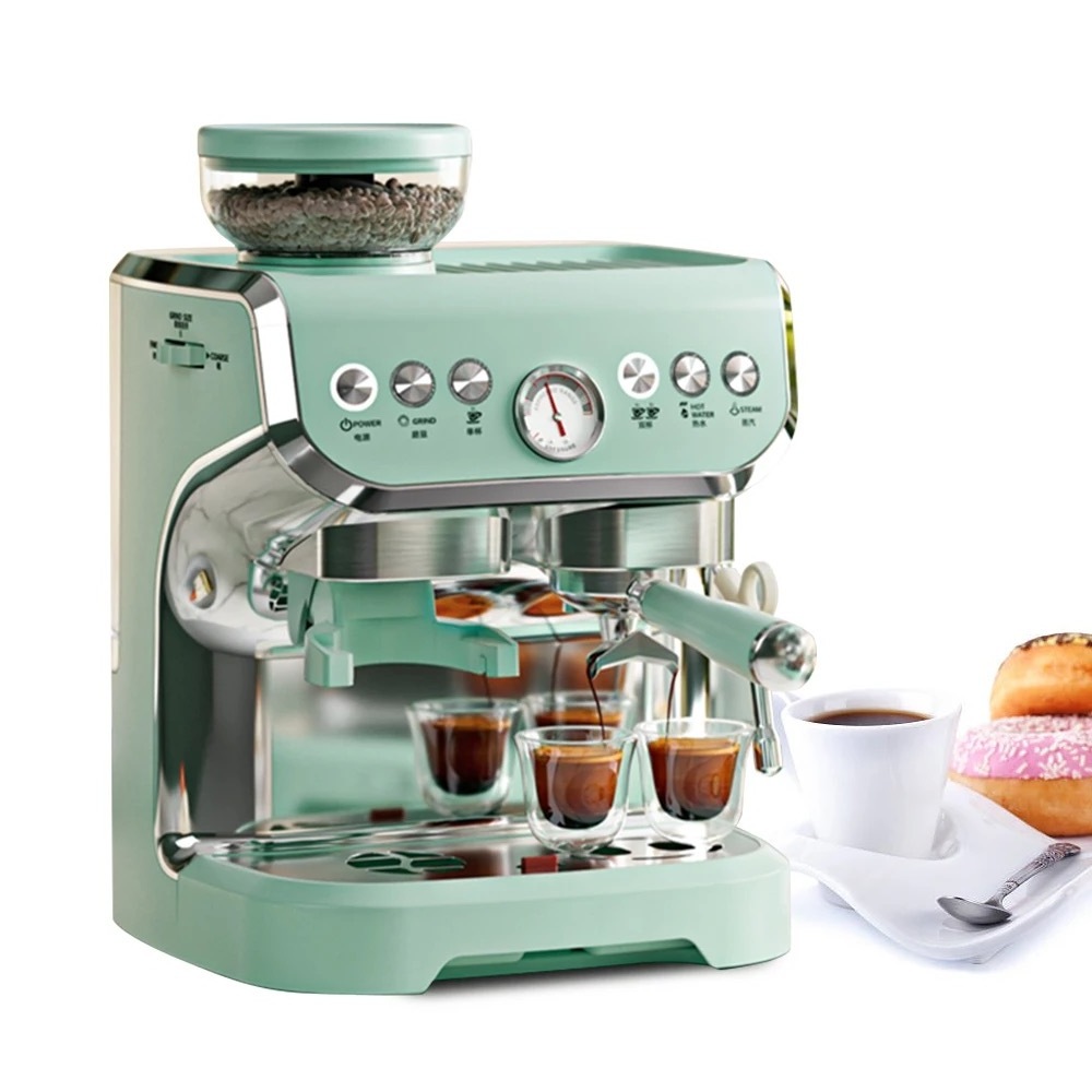 Semi Automatic Commercial Express Espresso Coffee Machine Electric ABS Household Cappuccino Machine Non Branded Coffee Machine