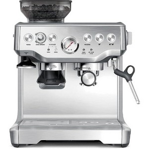 19bar Pump Italian Coffee Machine Express Espresso Coffee Maker Brushed Stainless Steel Usb Household Cappuccino Machine 2 Years