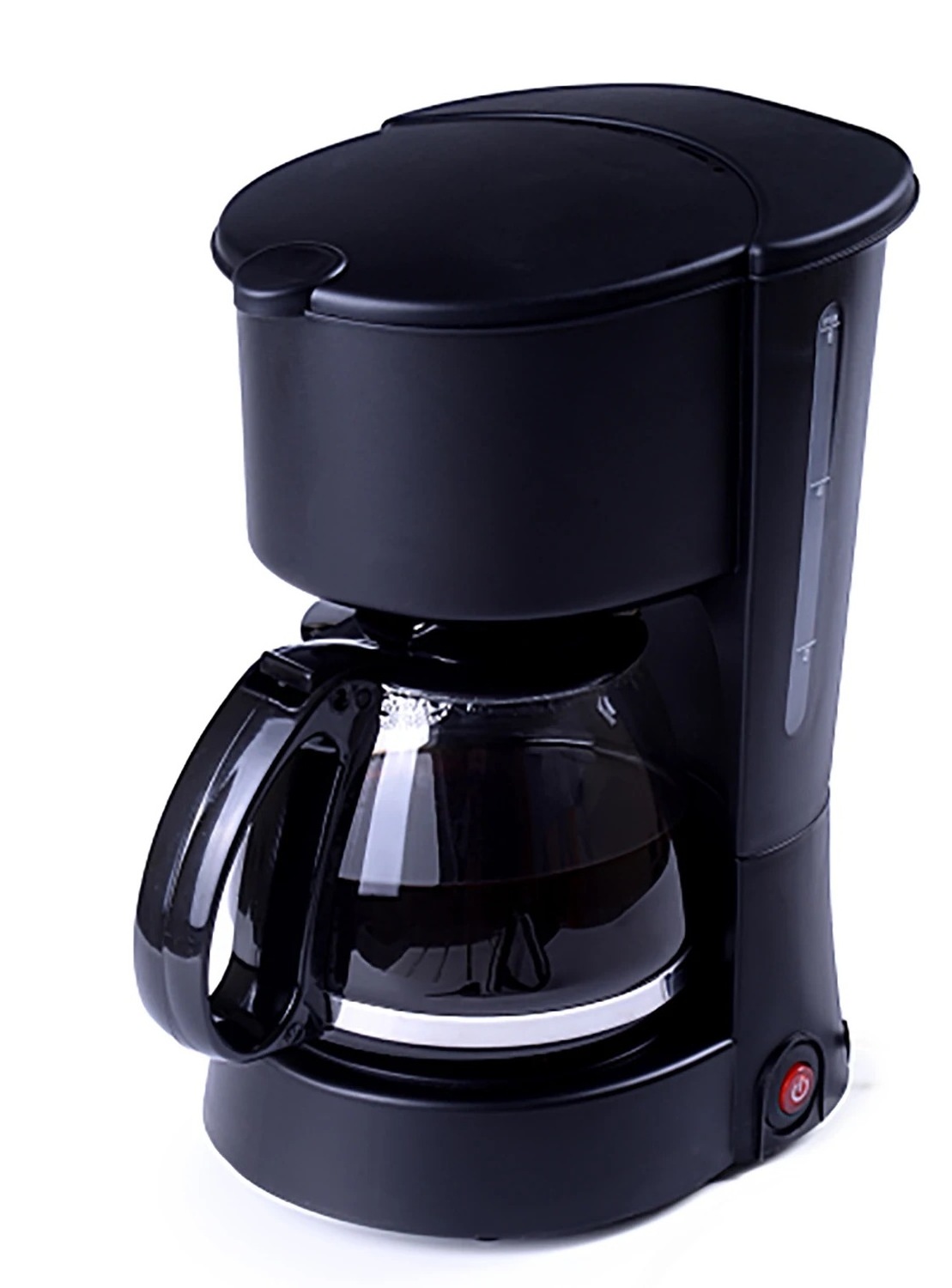 American hotel 4-6 cups 0.6L 650W automatic drip coffee makers black color drip coffee machine