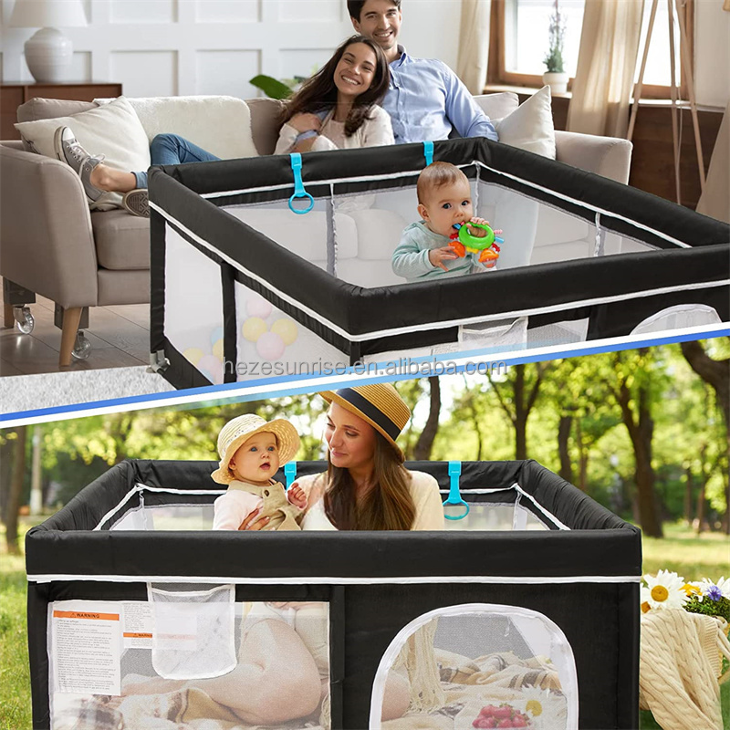 Best-selling Oxford Cloth Adult Baby Play Pen Square Playpen Square Playpens