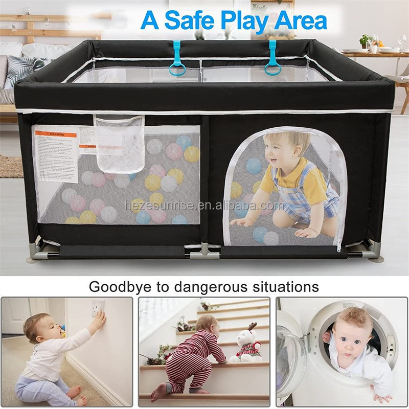 Best-selling Oxford Cloth Adult Baby Play Pen Square Playpen Square Playpens