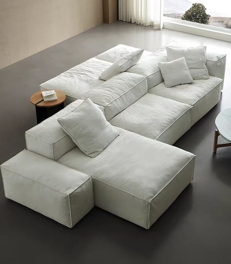 Italian Minimalist Living Room Furniture Multi-Configuration DIY module combine designer sofa