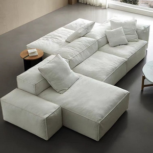 Italian Minimalist Living Room Furniture Multi-Configuration DIY module combine designer sofa