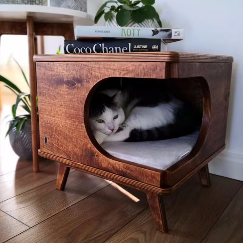 Indoor Universal Four Seasons bedroom cat kennel Cat Litter Box cat house steel Enclosure Furniture Cabinet as Gift for Home