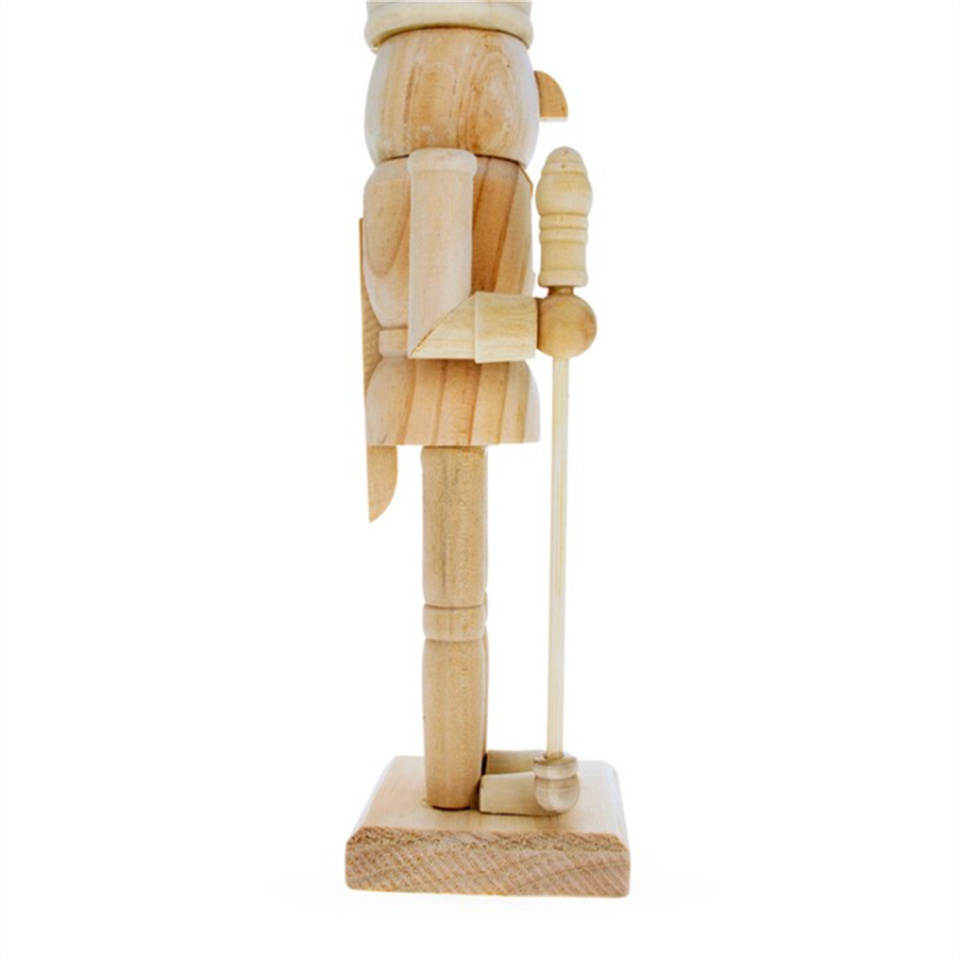 Unfinished Wooden Nutcracker DIY Craft Kit 10 Inches