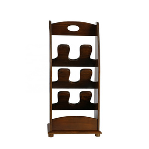 Multi-layer Shoes Rack Walnut Color Wooden Slippers Hanging Shelf Slipper Storage Organizer