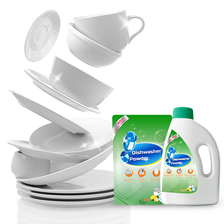 Dish Wash Powder Concentrate No Residue Dish Washer Powder Dishwashing Powder Soap For Cleaning Tableware