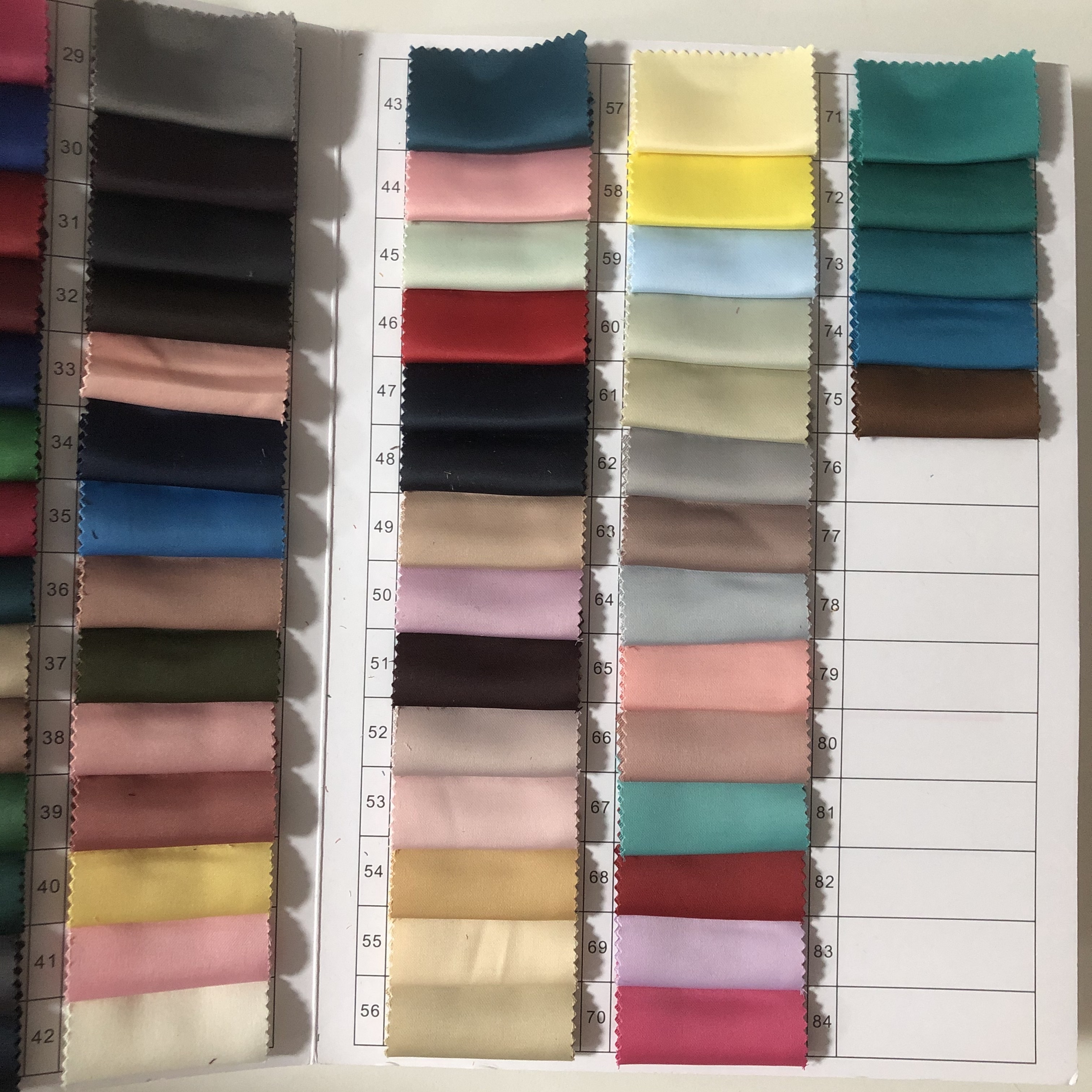 stocklot colors russian satin heavy stretch duchess satin fabric for garment