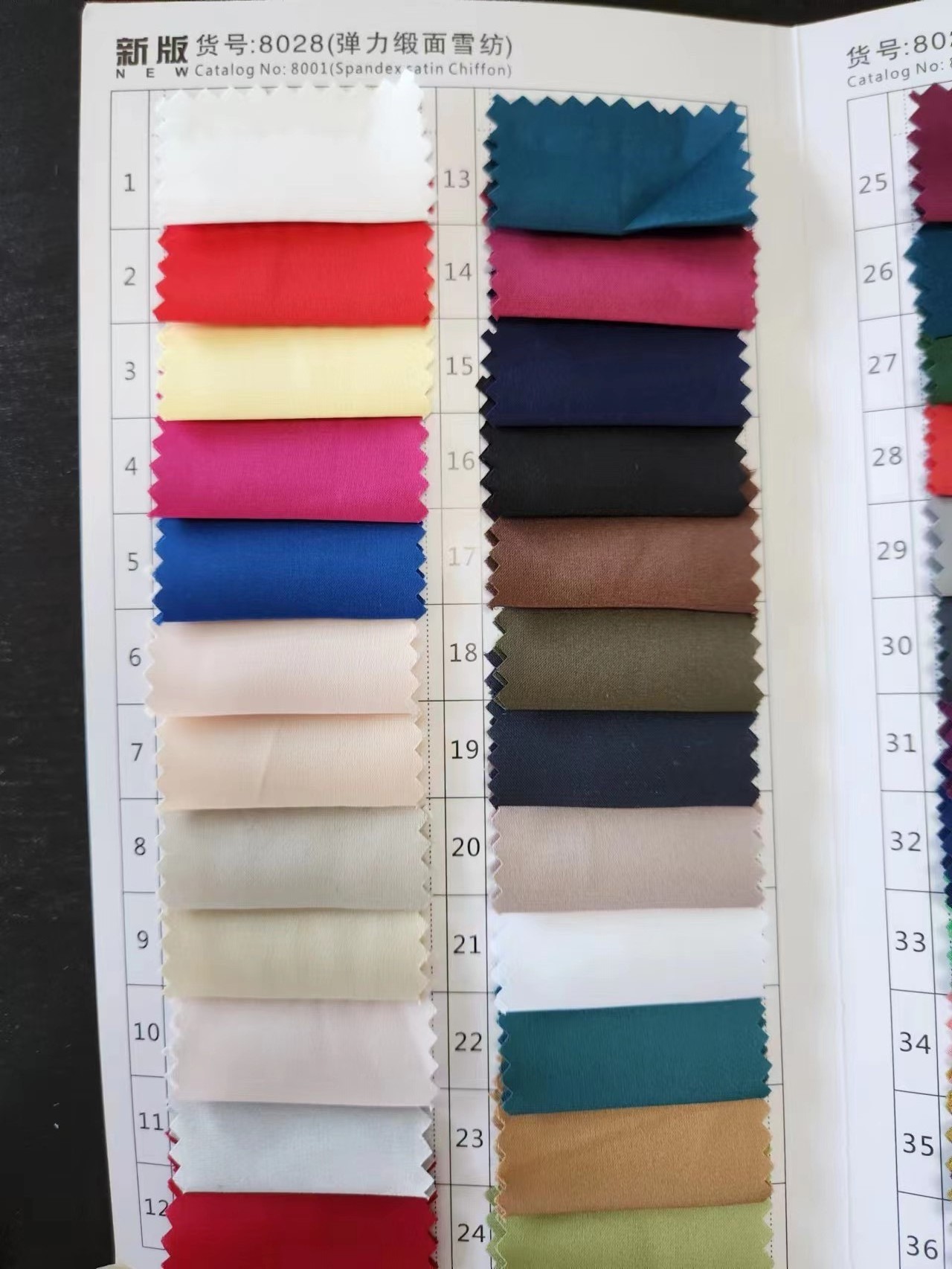 polyester stretch chiffon satin fabric for garment