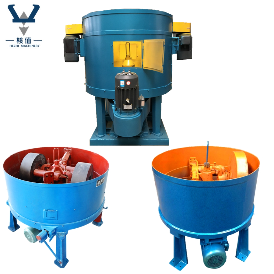 Foundry Green Sand Mixer Muller Machine For Casting Clay Sand Mixing