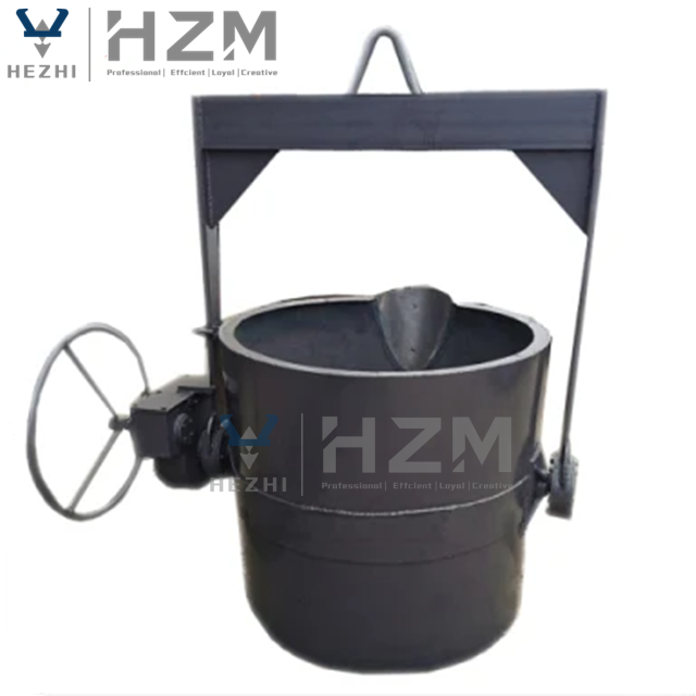 Good Quality Foundry Pouring Steel Ladle Furnace Casting Ladle Iron Pouring Ladle for Melting Furnace