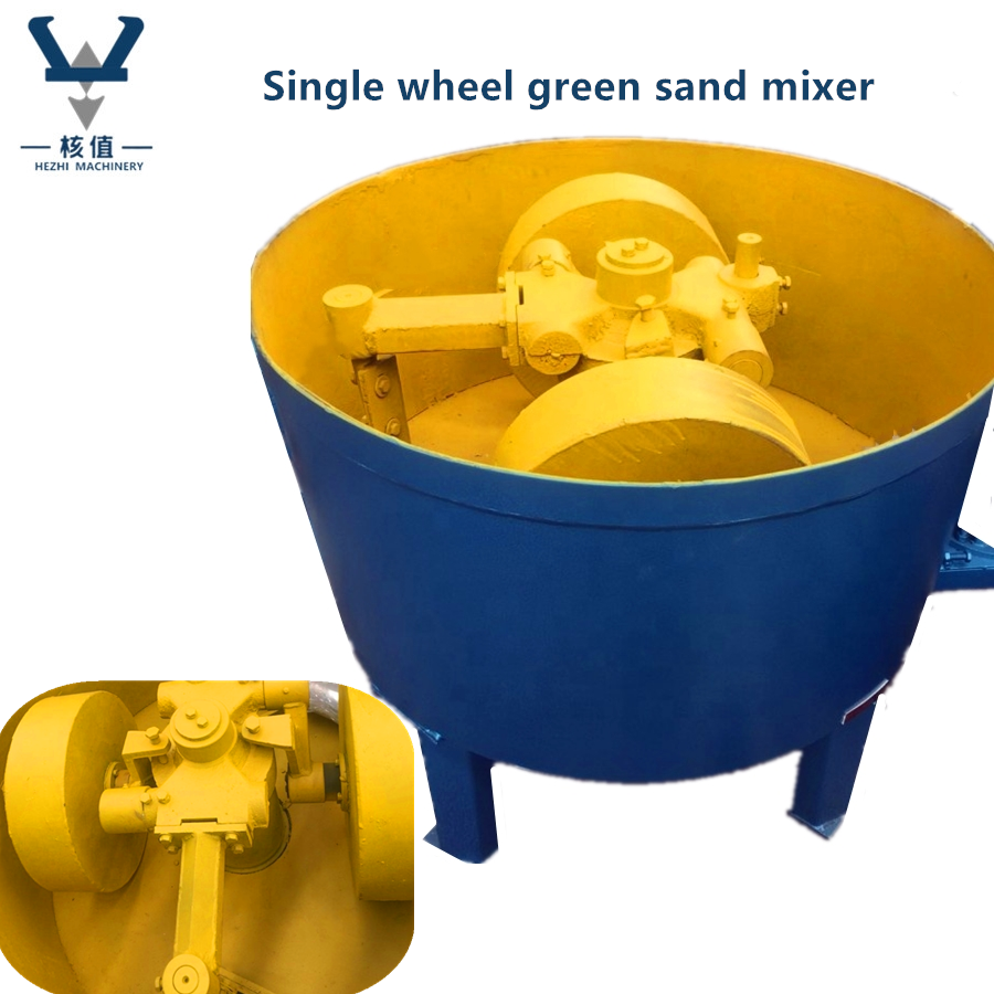 Foundry Green Sand Mixer Muller Machine For Casting Clay Sand Mixing