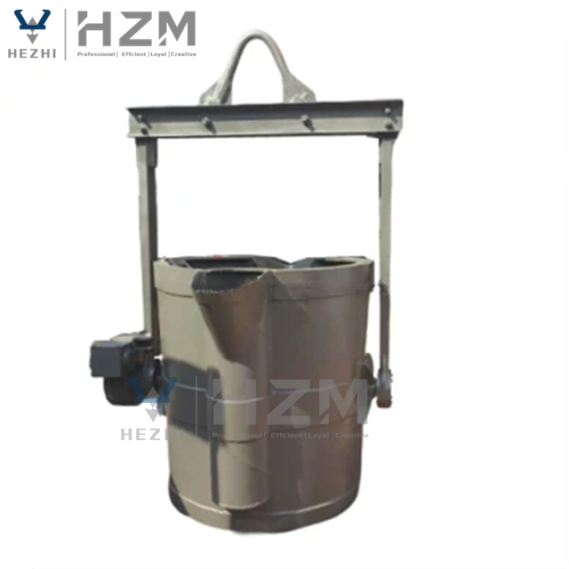 1T 10T 20T Foundry Pouring Steel Ladle Furnace Casting Ladle Iron Pouring Ladle for Melting Furnace