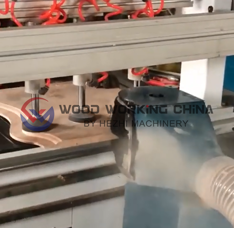 Cnc Wooden Door Panel Shape Milling Machine Cnc Linear And Curve Trimming Machine