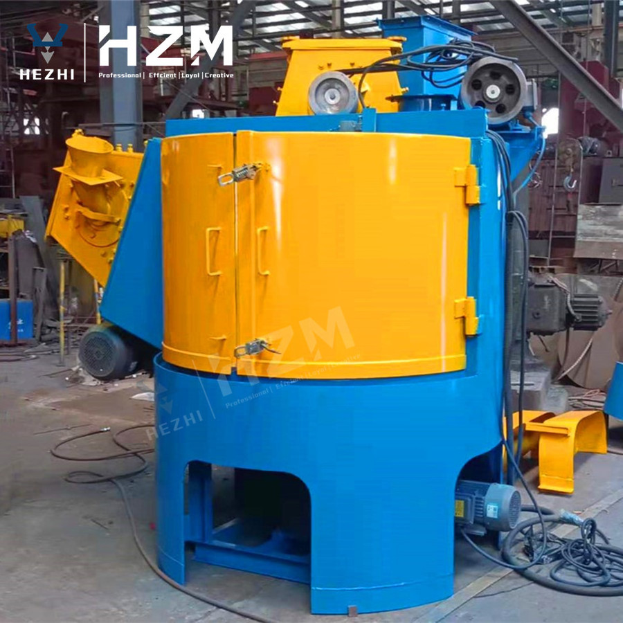 Q3512 Standard Rotary Turn Table Shot Blasting Machine for Alloy Wheel Surface Cleaning