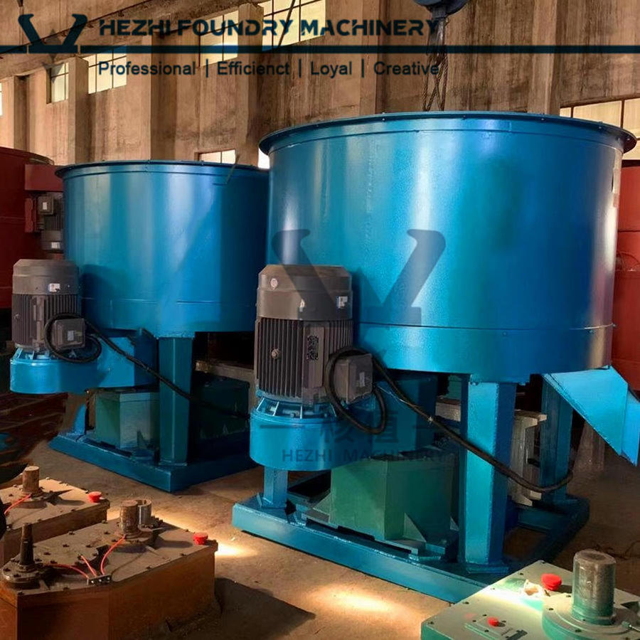 Qingdao Green Sand Roller Type Mixer For Clay Sand Muller Casting Process S11 S13 S14