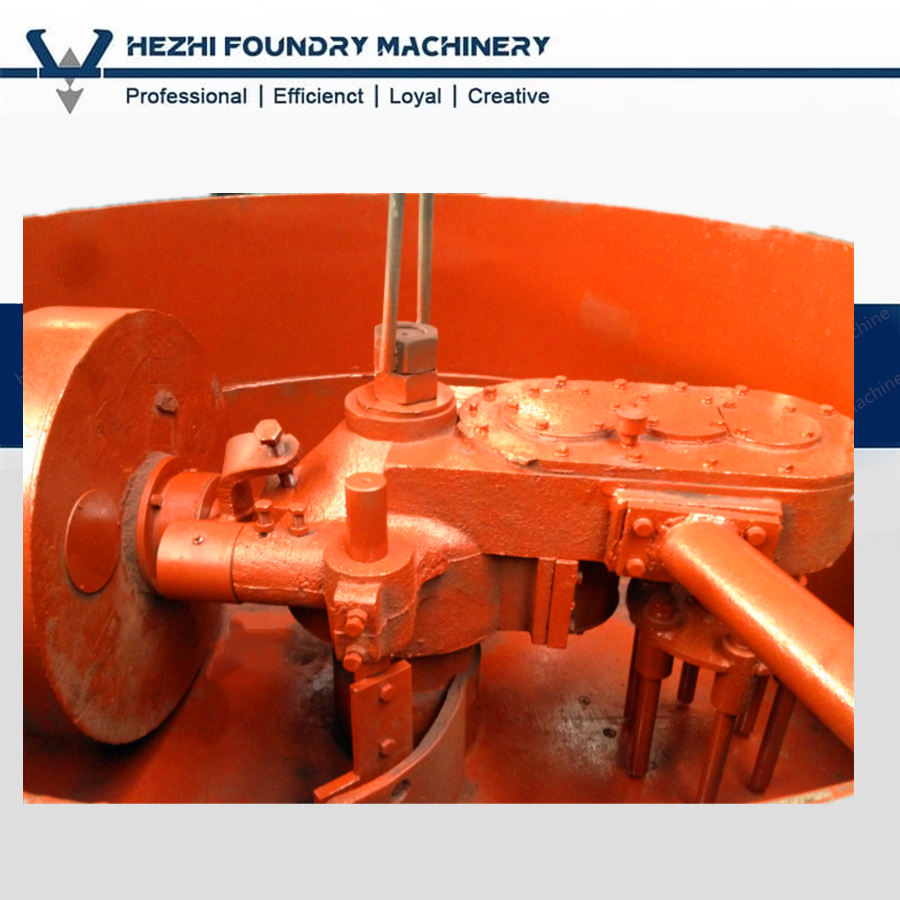 Foundry Molding Clay Sand Casting Wheel Roller Mixer Muller Machine