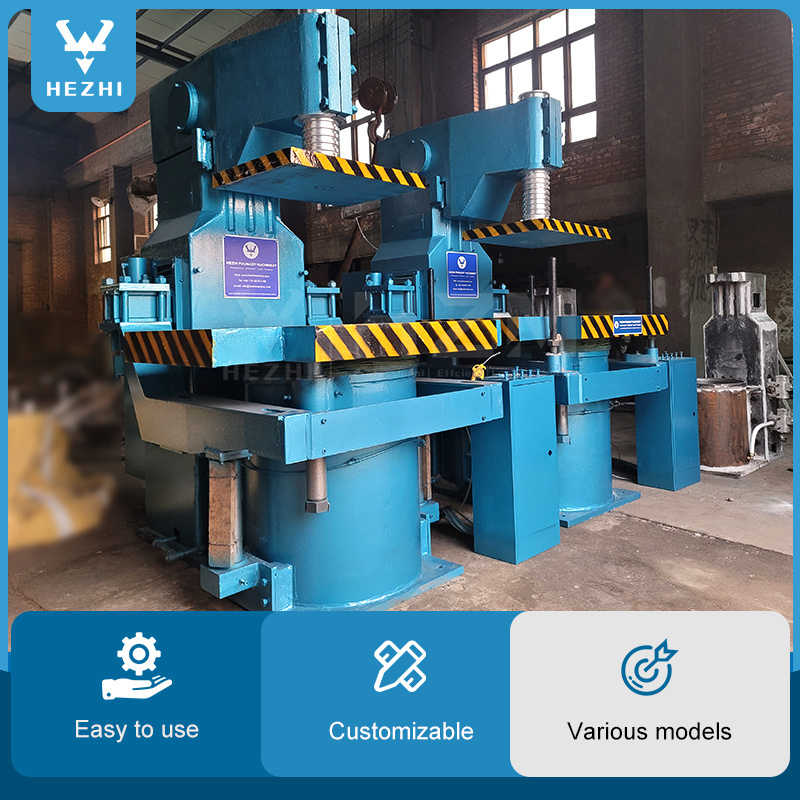 Z147 CE Marked Metal Casting Moulding Equipment Foundry Green Sand Jolt Squeeze Molding Machines