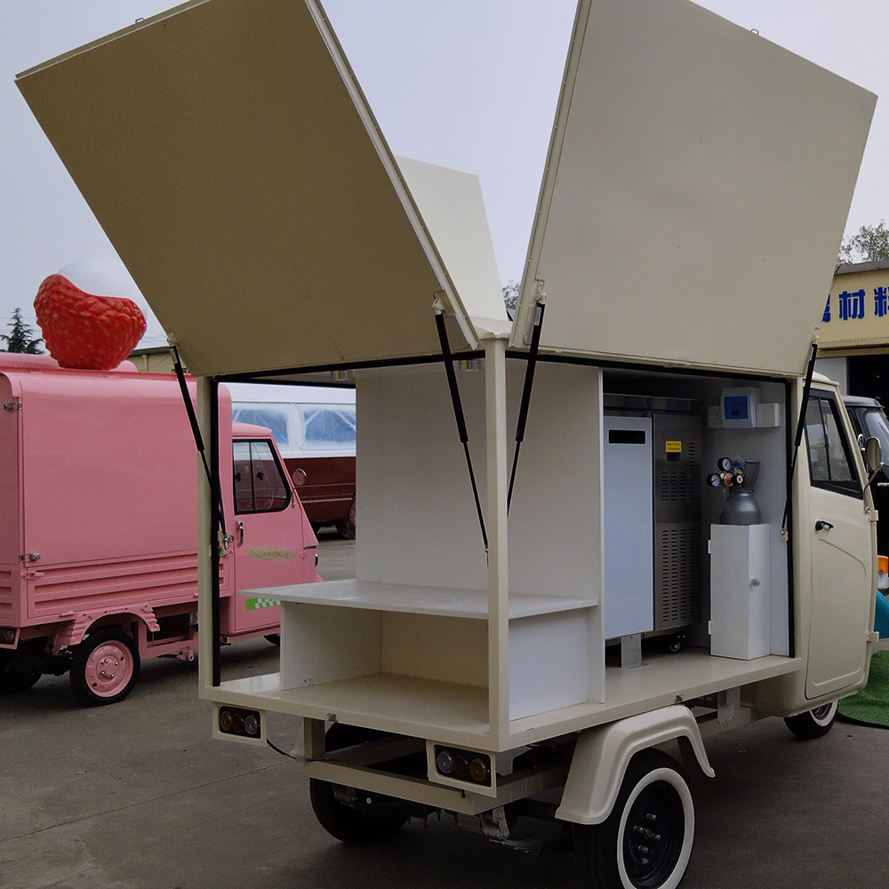 Electric food truck promotional purchase churros cart mobile food cart food trailer for sale