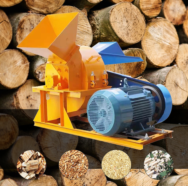 farm equipment strong coconut husk grinding machine grape grain tree branch waste wood crusher shredder grinder