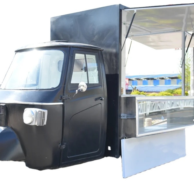 Ape Commercial Catering Trailer Mobile Kitchen BBQ Fast Food Trailer Large Airstream Remorque Food Truck with Full Kitchen