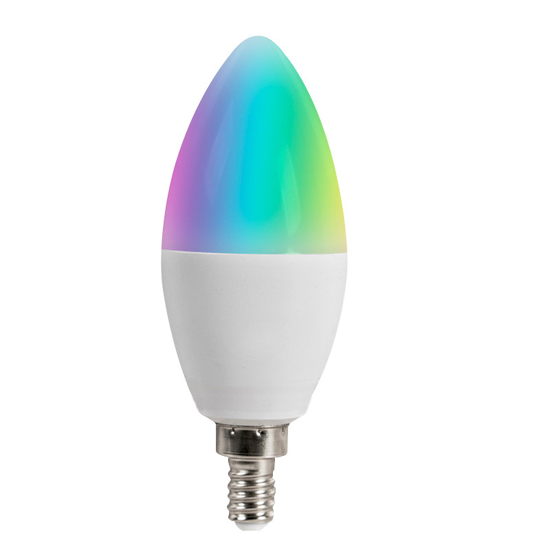 Modern multifunction festival holiday E14 color changing voice control timer switch phone app wifi smart light bulb