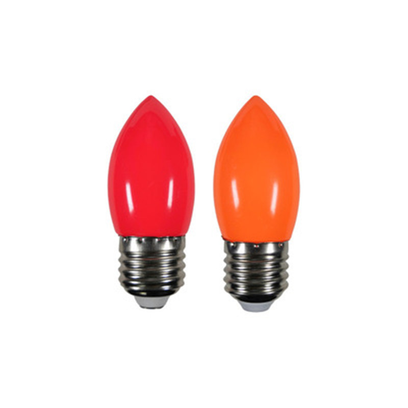 Various colors ABS plastic small bulbs low price small 1w smd2835 garden christmas birthday party disco red light bulb