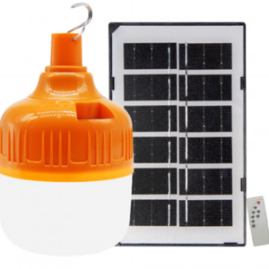 White light remote control usb rechargeable solar panel lighting adjustable switch control solar camping emergency bulb