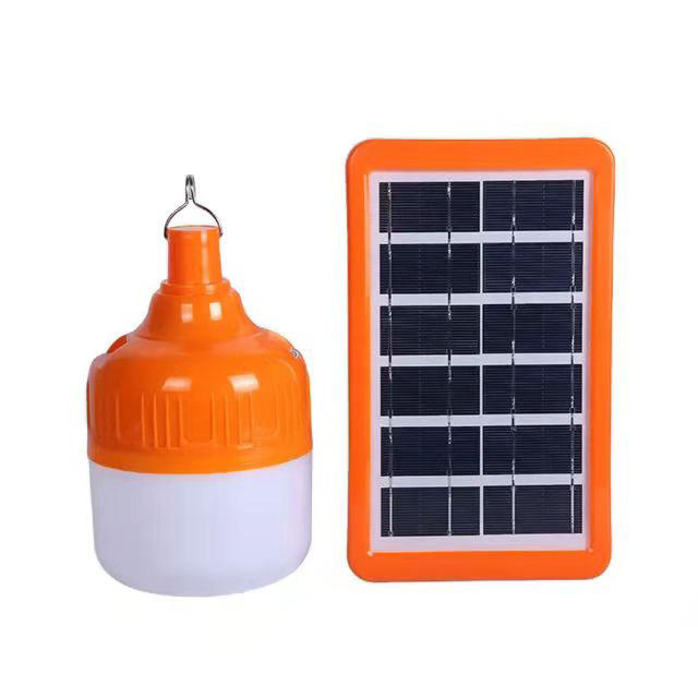 Wholesale low price solar camping light portable outdoor USB rechargeable lighting long lasting plastic street stall light