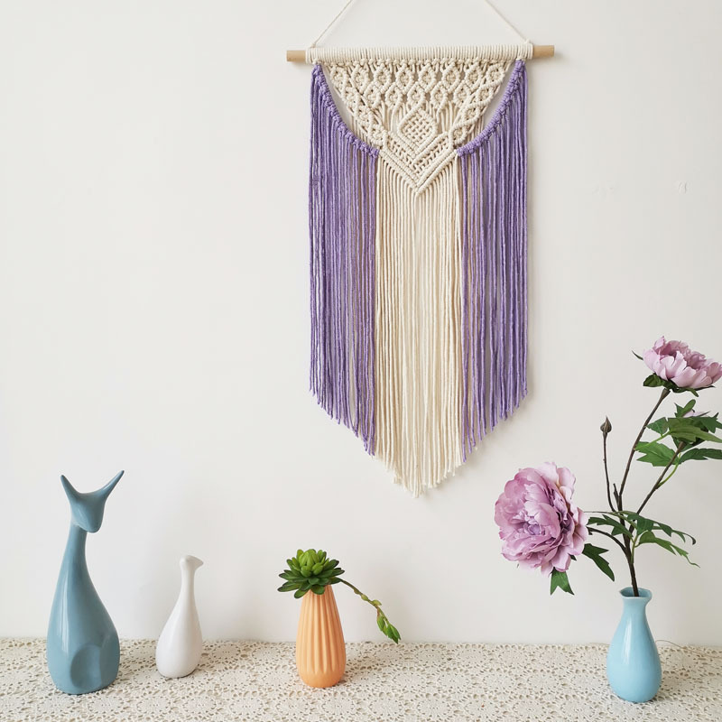 Boho Large Macrame Wall Hanging Boho Inspired Wall Art Decor for Living Room Bedroom