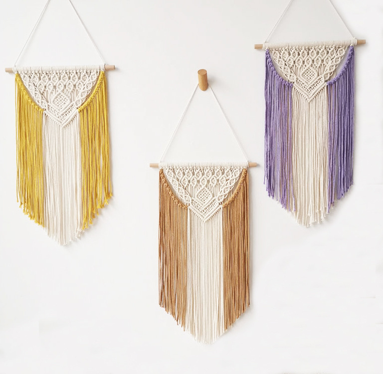 Boho Large Macrame Wall Hanging Boho Inspired Wall Art Decor for Living Room Bedroom