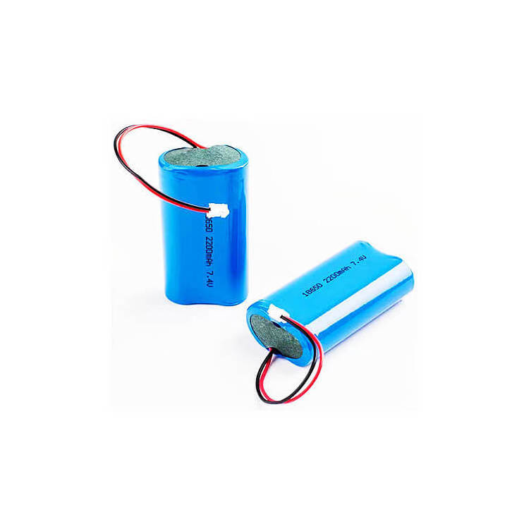 Wholesale 18650 7.4V Rechargeable Lithium Ion Double Cell Battery pack with protective PCBA and wires