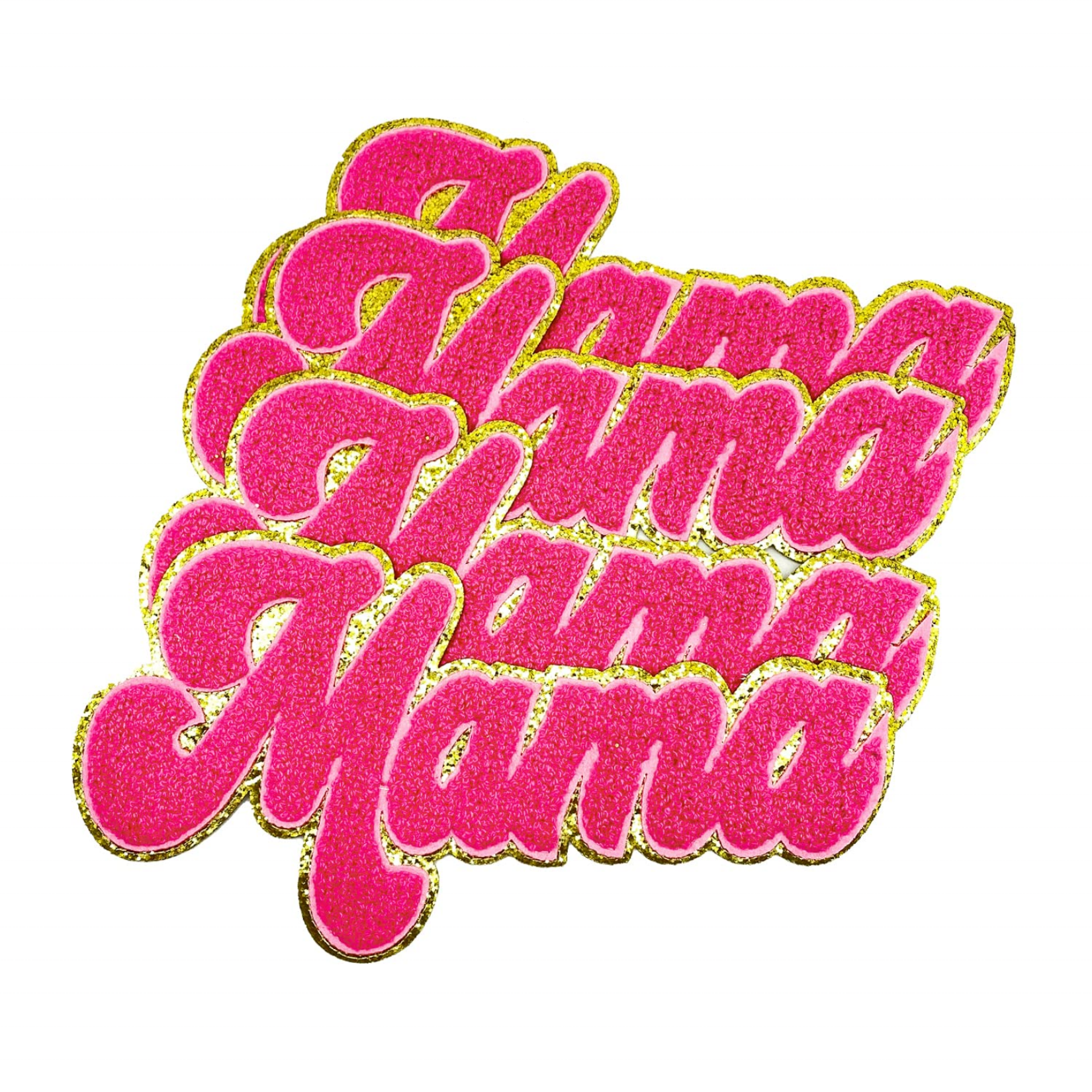 Iron on Letters Large for Clothing MAMA Patches Iron on  Varsity Chenille Letter Patches