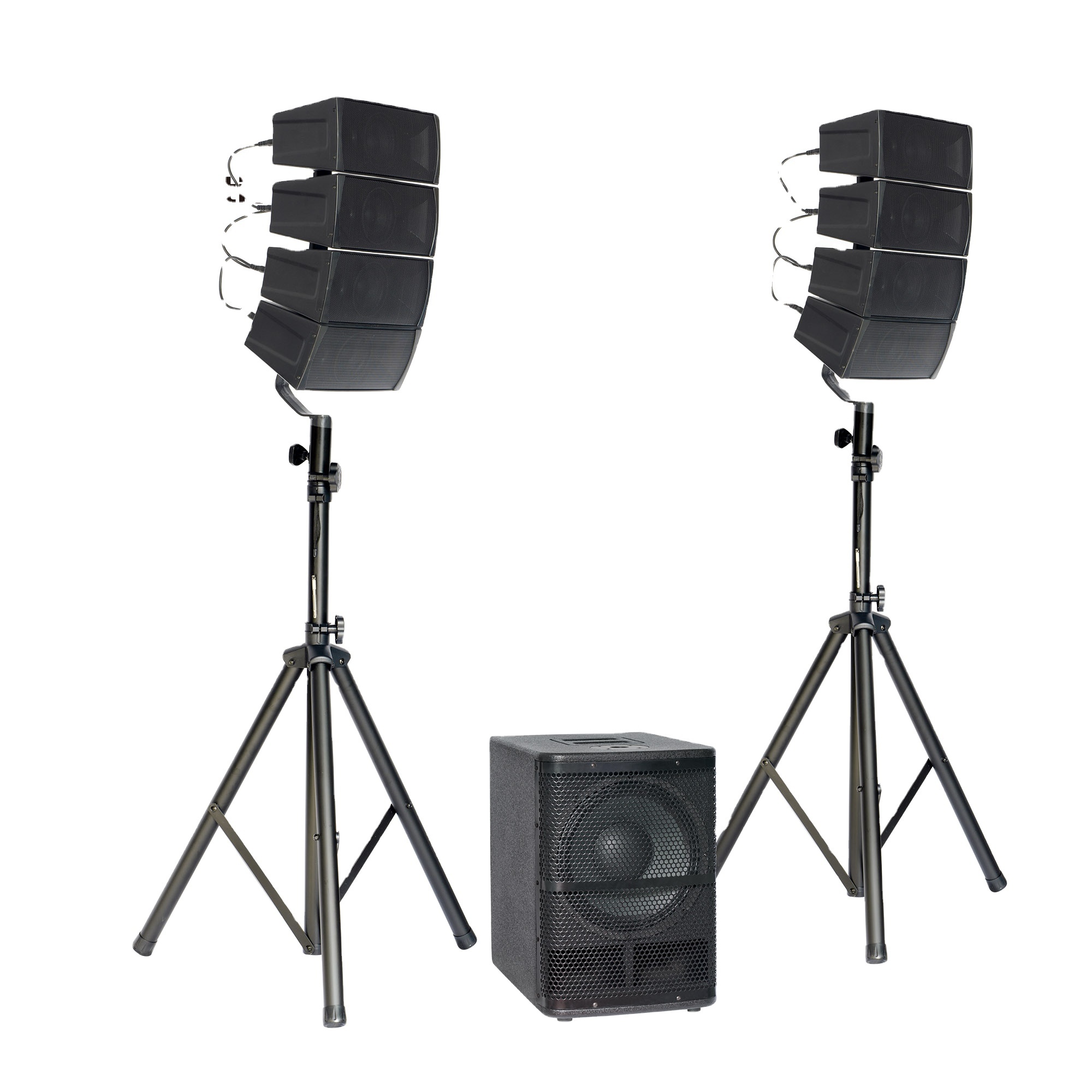 Active  high power 18 inch pro line array speaker design