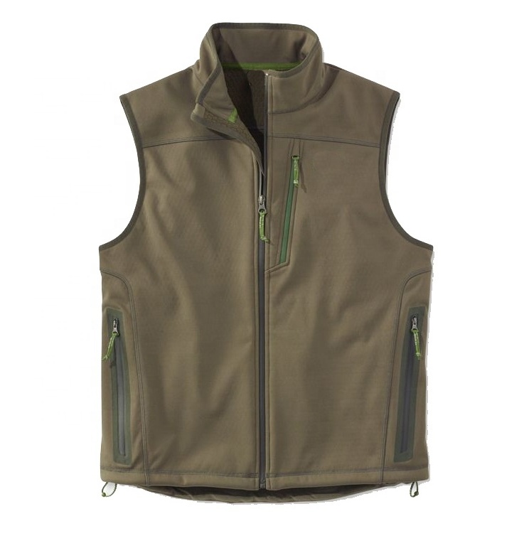 Wholesale custom games active tactical shooting vests in brown for hunter outdoor hunting wear