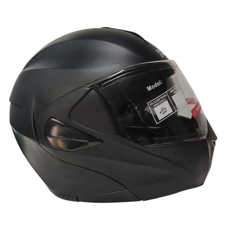 Unisex adult flip up helmet with quick release buckle Anti-scratch PC visor latest helmet full face motorcycle