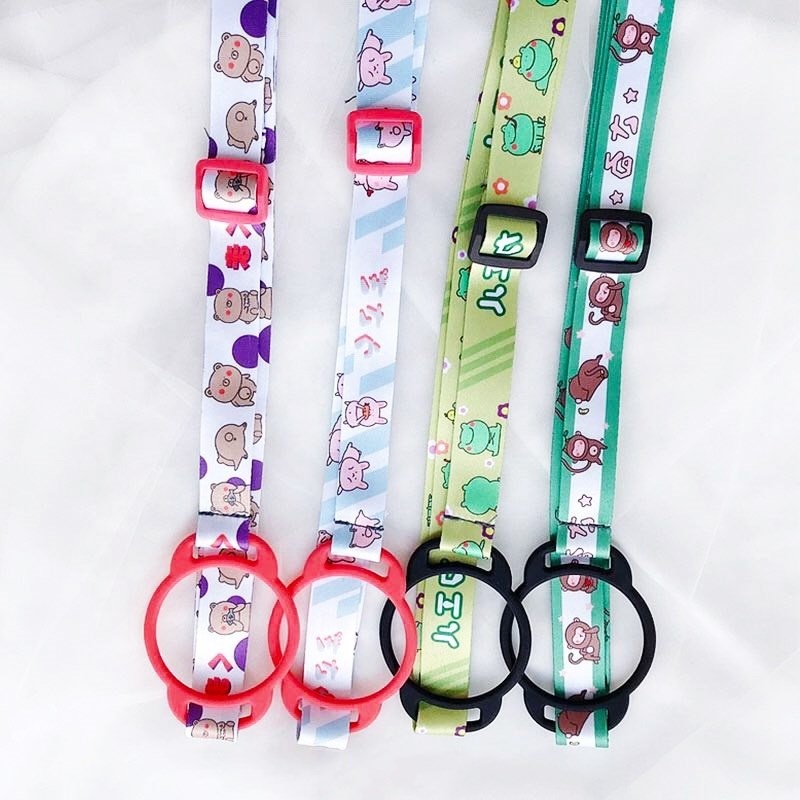 Street Fashion Lanyards Anime Baby Reusable Adjustable Water Neck Strap Bottle Holder Lanyard airline lanyards