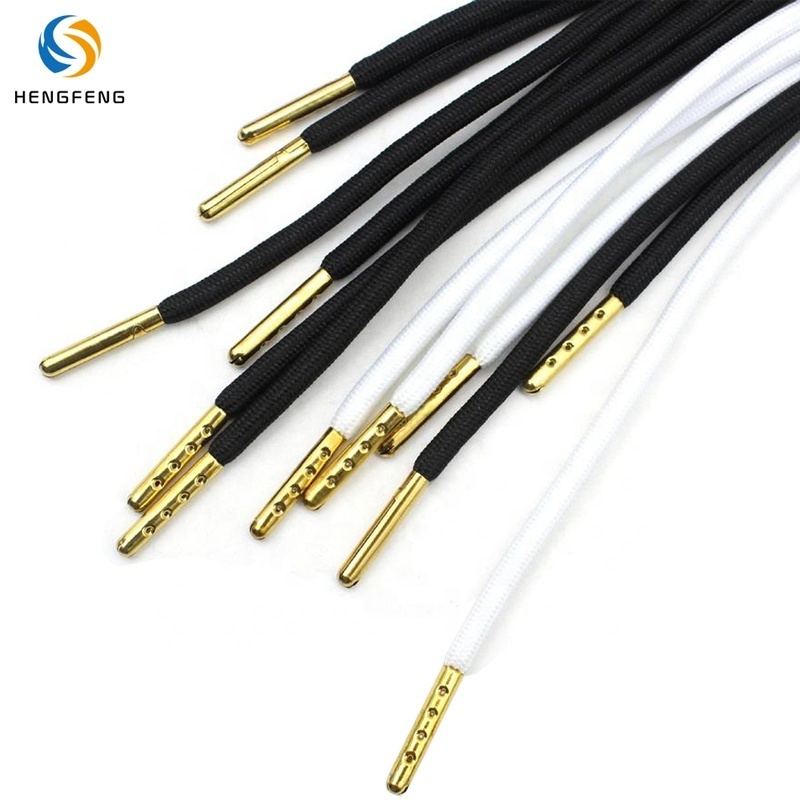 High quality custom shoelace tips metal aglets custom round shoelaces metal shoe lace end custom shoelace aglet