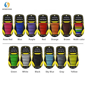 12pcs/pair No Tie Shoe laces Kids And Adults Lace Shoes Elastic Stretch Flat V Tie  Lazy Silicone Shoelaces