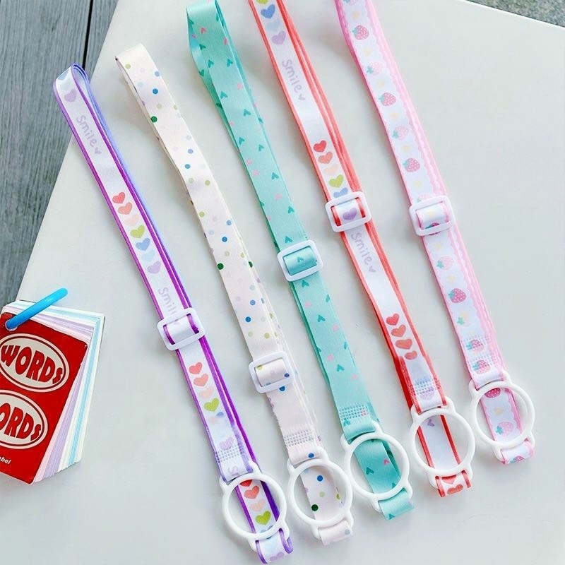 Street Fashion Lanyards Anime Baby Reusable Adjustable Water Neck Strap Bottle Holder Lanyard airline lanyards