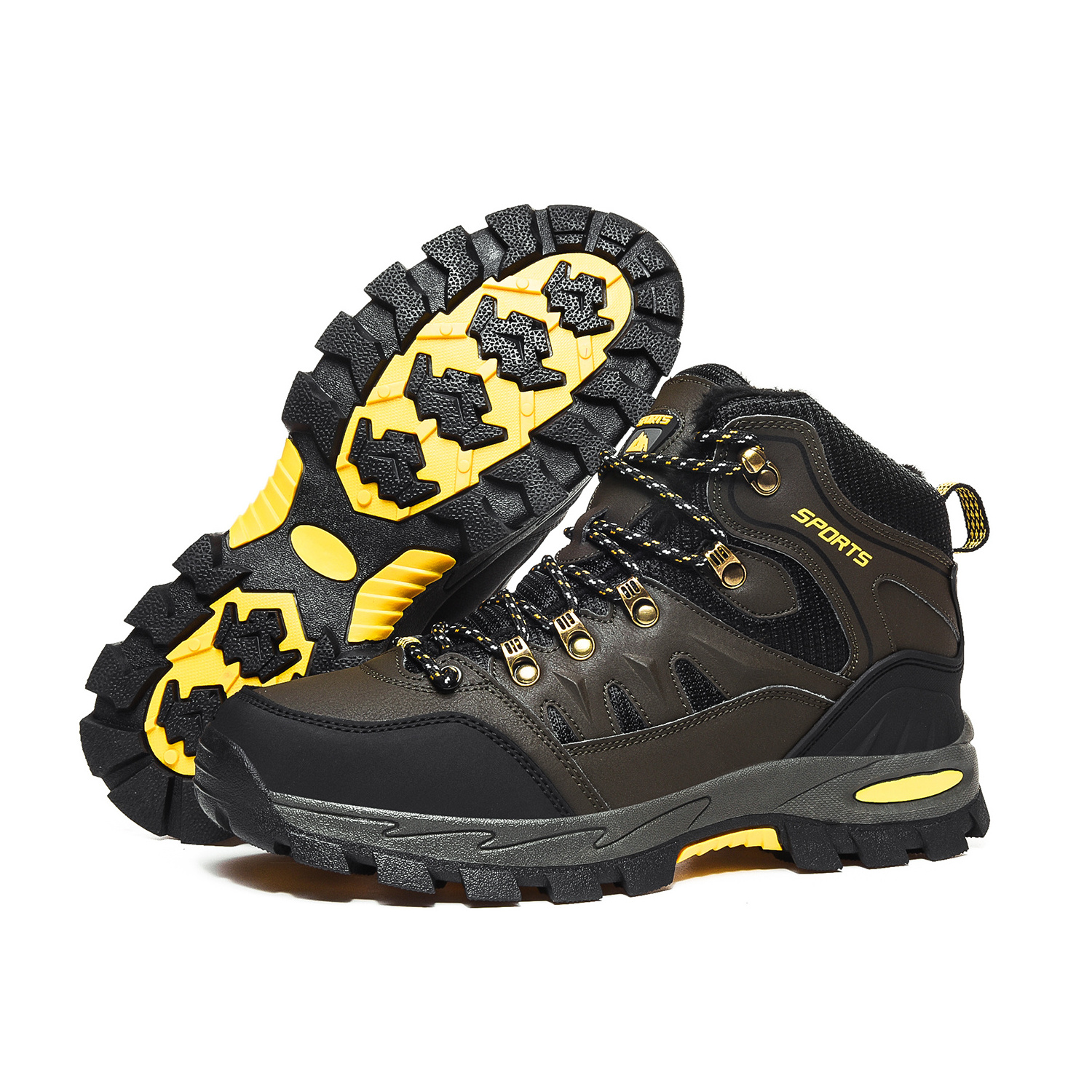 High Quality Men Professional Waterproof Outdoors Hiking Shoes Climbing Boots