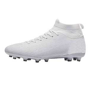 Factory Custom Soccer Shoes Wholesale Cheap High Ankle FG Soccer Boots Cleats For Football Shoes American Soccer Cleats For Men