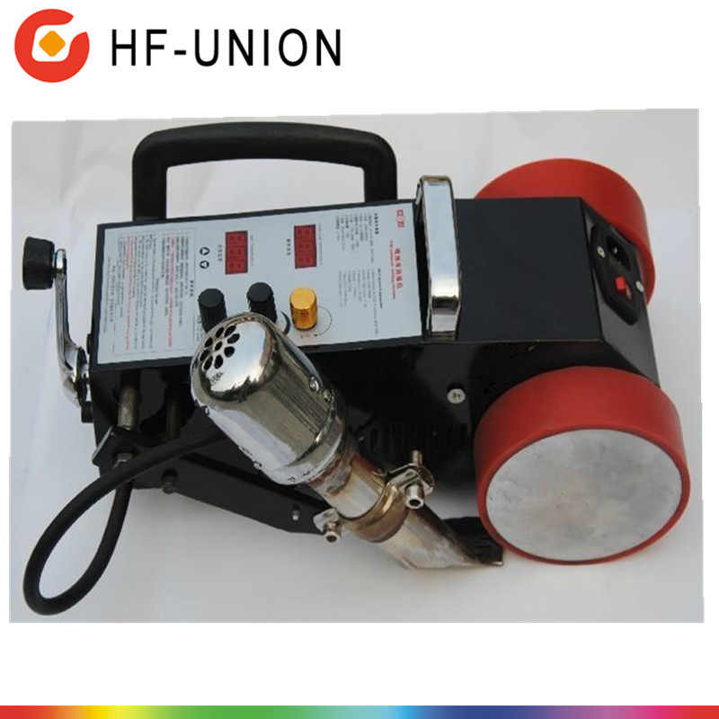 High frequency automatic Tarpaulin Hot air pvc tape welding machine price for Banner flex welding