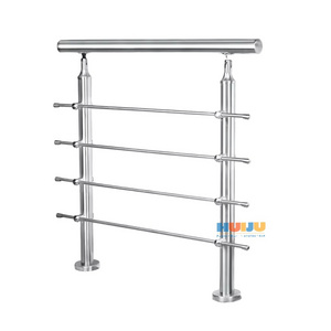 HJ ESANG Stainless Steel Pipe Railing System Staircase Balustrade Handrails Ss304/316 Stainless Steel Cross Rod Bar Railing