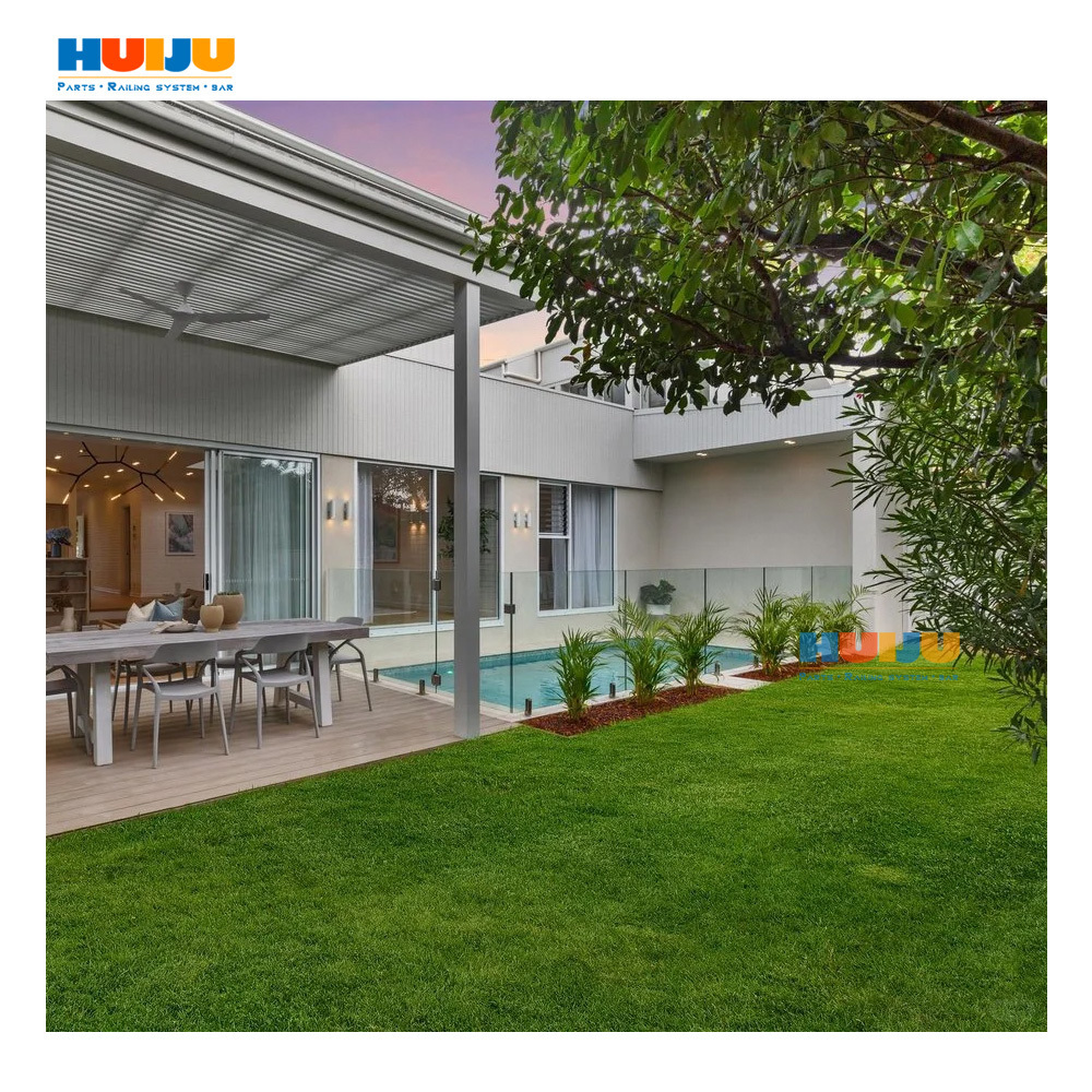 HJ   new design Fence Stainless Steel Swimming Pool Handrail  stainless steel frameless glass railing spigots balustrades