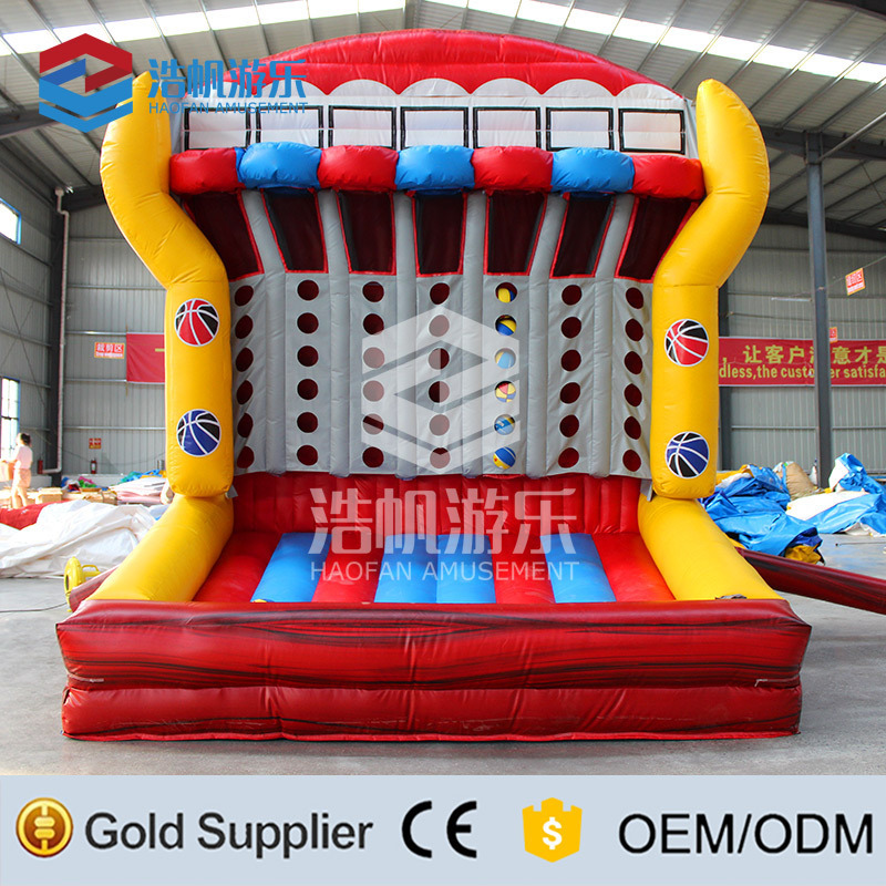 Carnival Interactive Game Inflatable Basketball Sport Connect 4 In A Row Inflatable Basketball Hoop Shooting For Adult And Kids