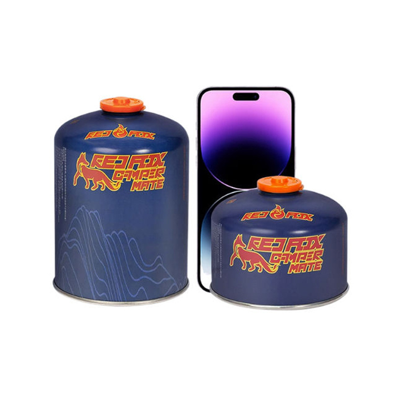 Outdoor Portable Flat Gas Tank Use For Camping, Gas Canister for Outdoor Picnic and Campfire Propane and Butane Gas Bottle