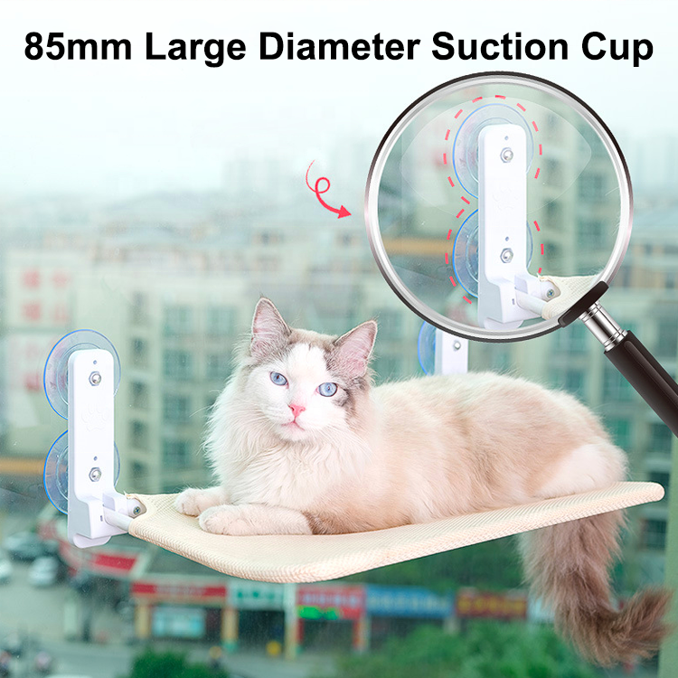 Wholesale Cordless Metal High Load Capacity Cat Window Perch Hammock For Large Cats