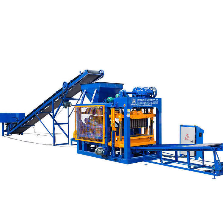 QT4-25 automatic hollow block making machine Brick Production Line  Building Block Machine